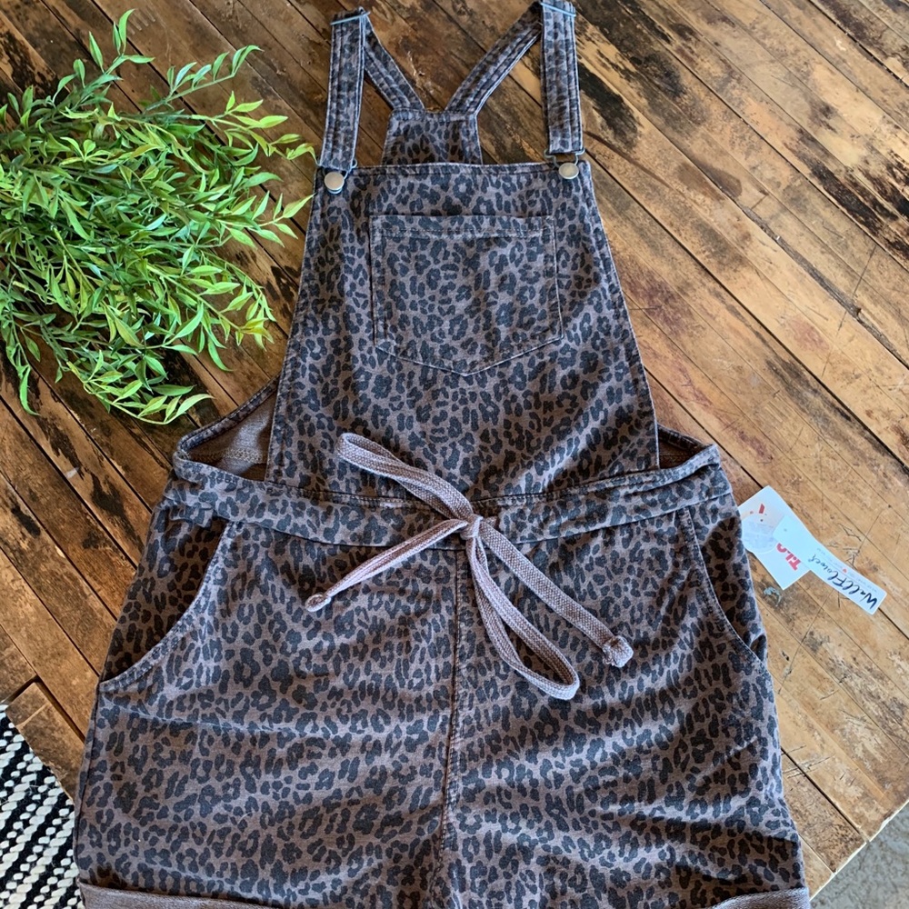 WallFlower Cheetah print Shortalls